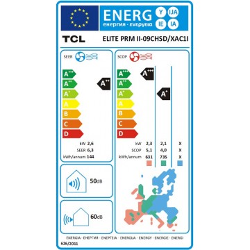 TCL Miracle III 09CHSD/TPG21I Κλιματιστικό Inverter 9000 BTU A+++/A++ με WiFi